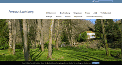 Desktop Screenshot of forstgut-lauksburg.de